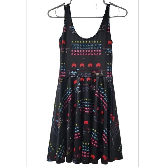 Space Invaders Skater Dress - Picture 3 of 5